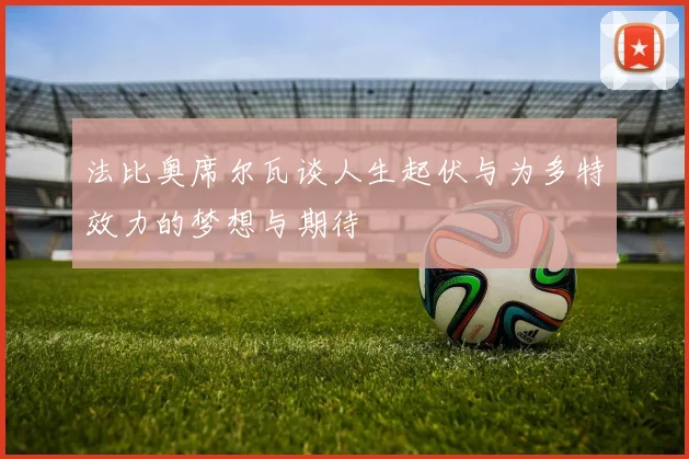 法比奥席尔瓦谈人生起伏与为多特效力的梦想与期待